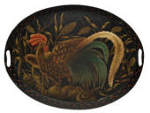 Oval Tray, Le Coq D' Or