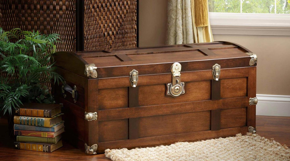 Amish Made, Steamer Trunk, Amish Hope Chest