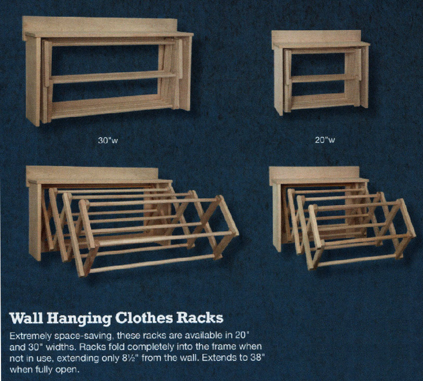 Amish Folding Wooden Clothes Drying Rack