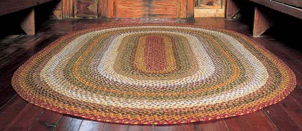 Peppercorn Cotton Braided Rugs by Homespice Decor - Lake Erie